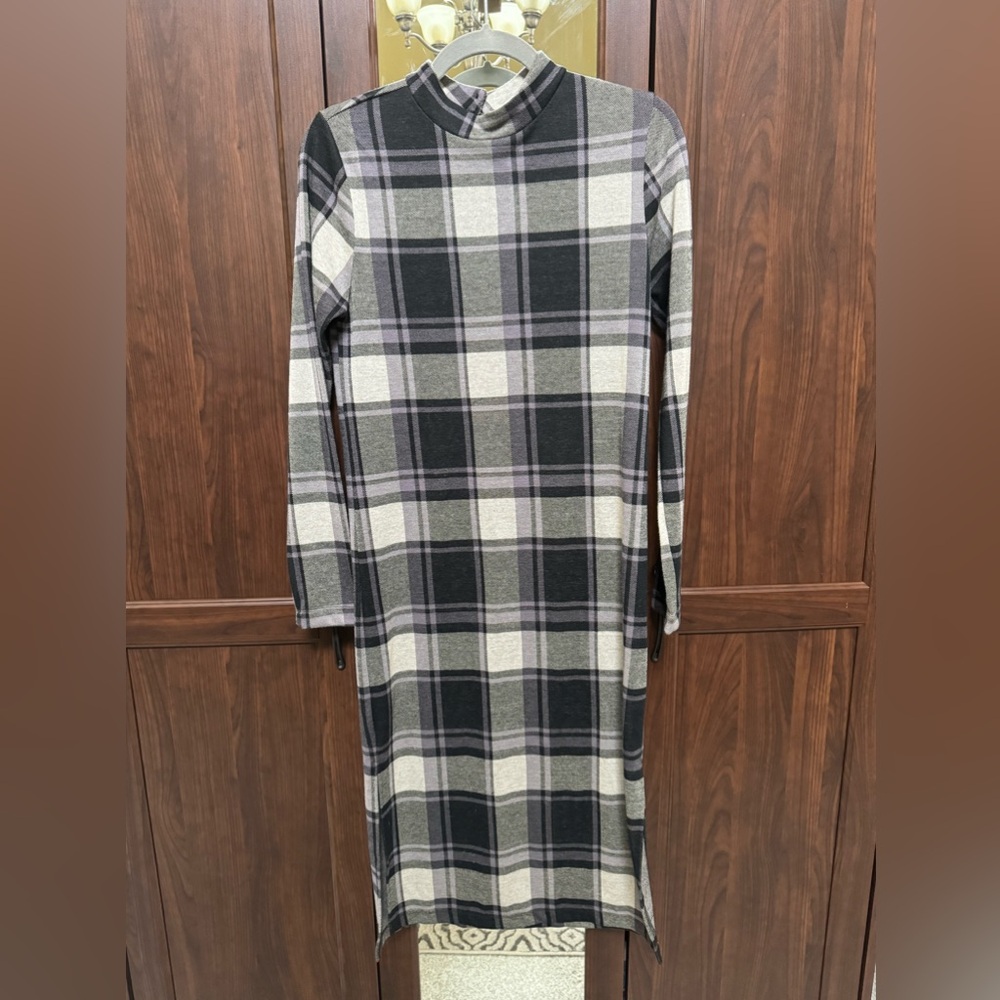 Plaid Long Dress